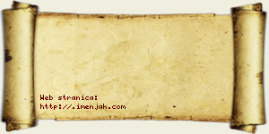 Natalija Rakezić vizit kartica